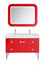 Водолей Зеркало "Арнелла 120" красное – фотография-2